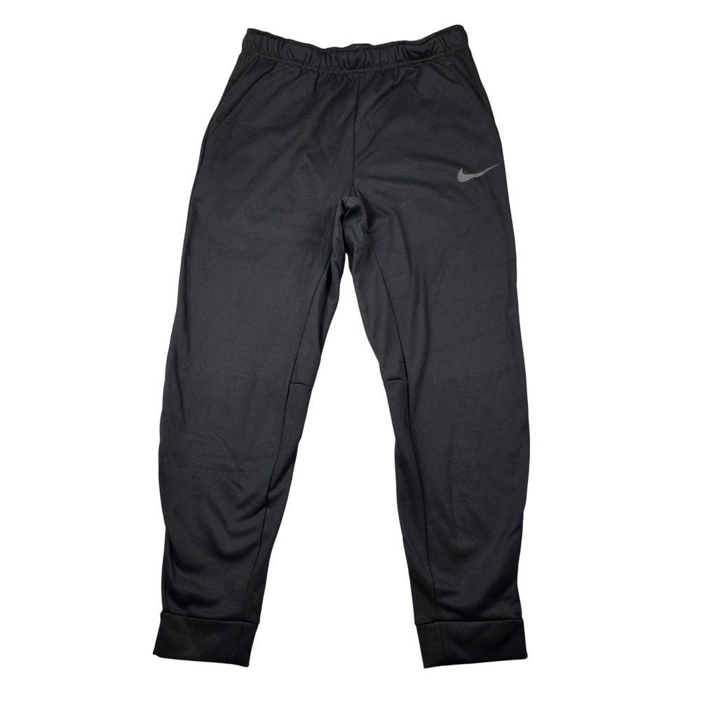 Nike Therma-FIT Joggers Mens Large Black Excellent Tapered Sweatpants
